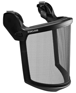 Visière casque grillagée